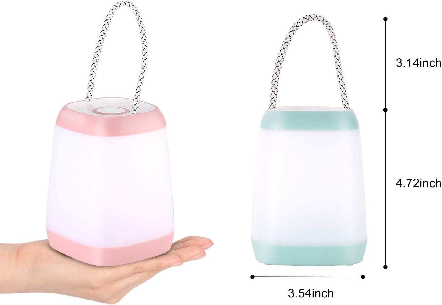 Pack of 2 LED Camping Lights, Portable LED Tent Lantern with 3 Modes โ image 3
