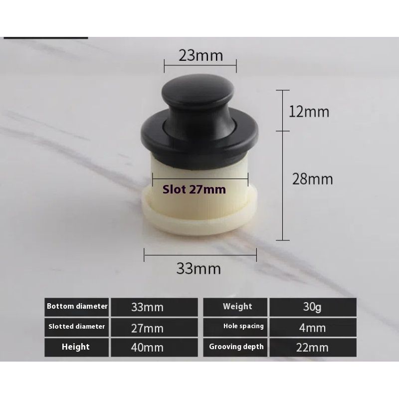 Hidden Embedded Furniture Handles Adjustable Spring Shake Knobs Invisible Handles Pulls and Knobs Cabinet Door Handles 5 pcs โ image 4