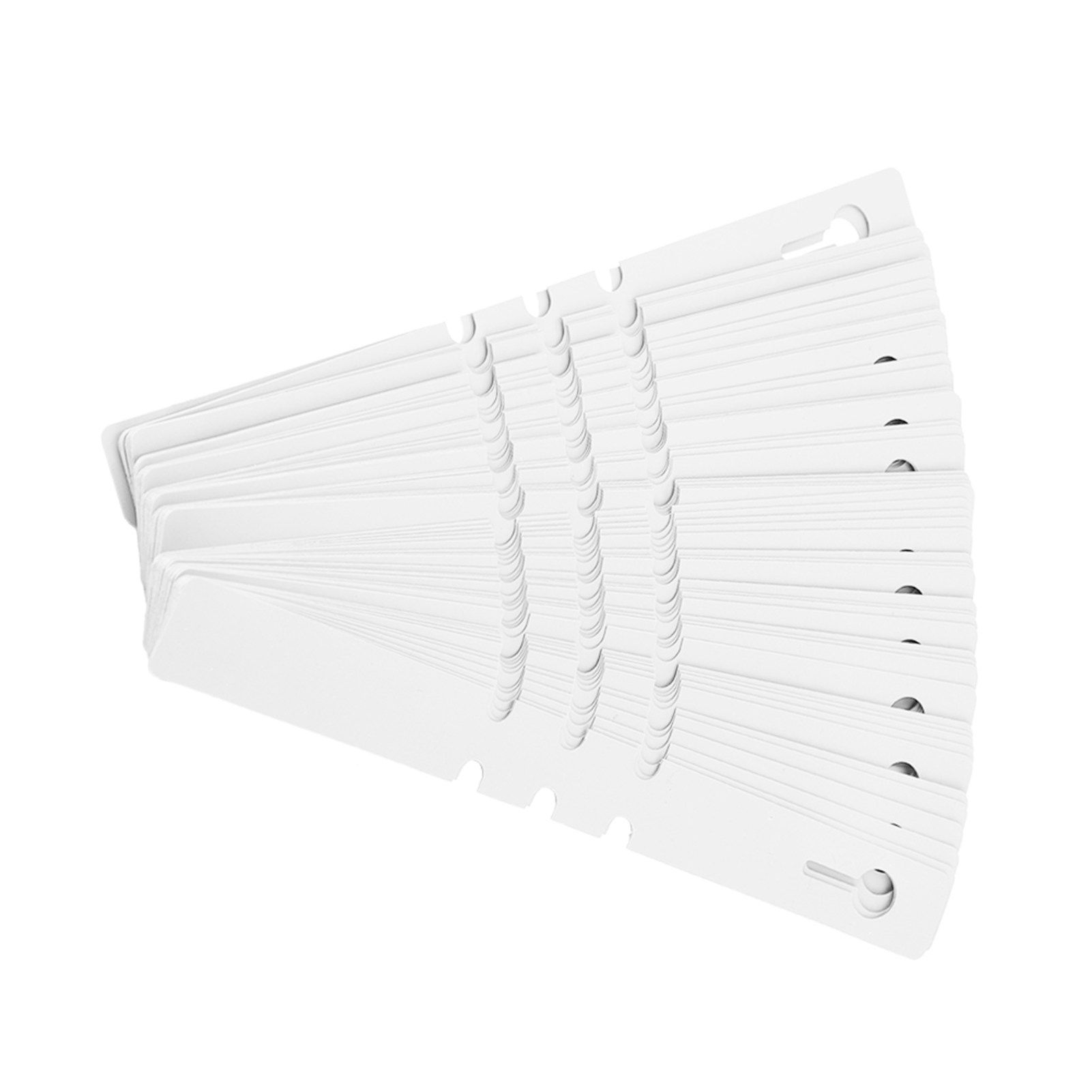100pcs Plastic Nursery Garden Decor Stake Tags Plant Labels Lawn Ornament White — image 4
