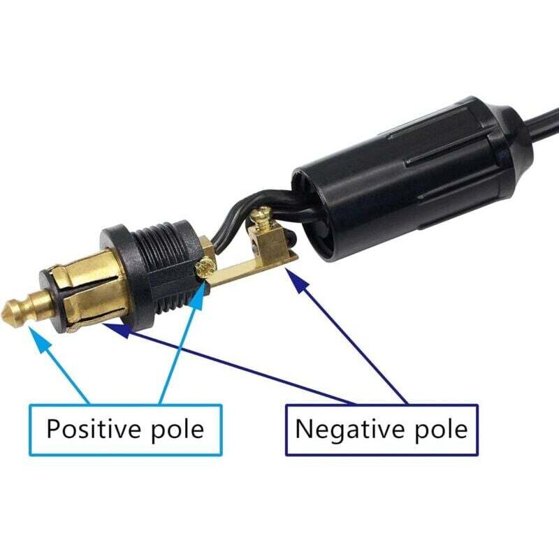 Din Hella Powerlet Plug For Cigarette Lighter 18Awg European Male Din Socket Cigarette Lighter Plug Adapter Socket โ image 4