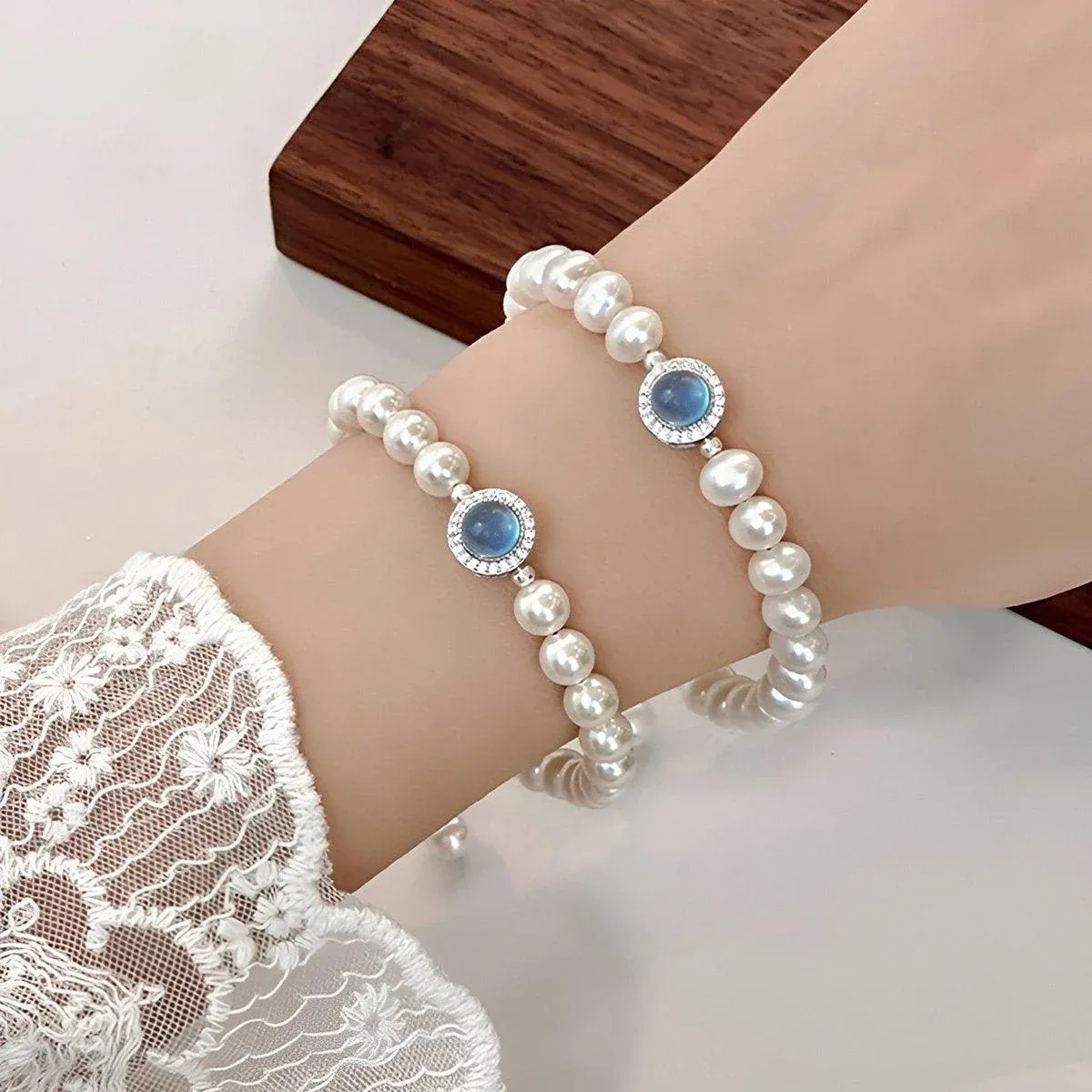 Delicate Pearl Bracelet Elegant Pearl Strand Jewelry for Women Classic Accessory โ image 4