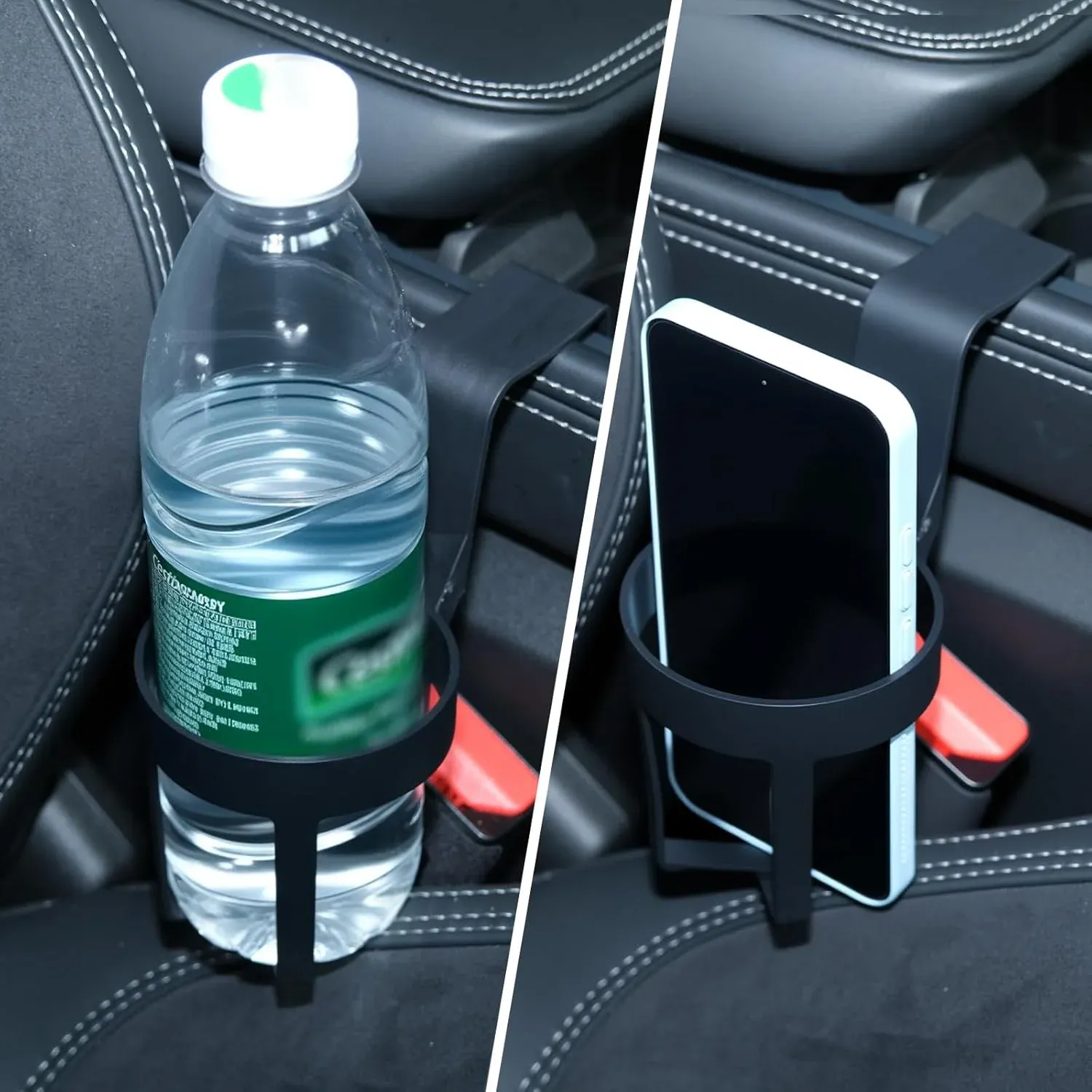 6 Pcs Car Window Cup Holders, Portable Hanging Drink Mounts for Truck RV Car Doors, Black โ image 5