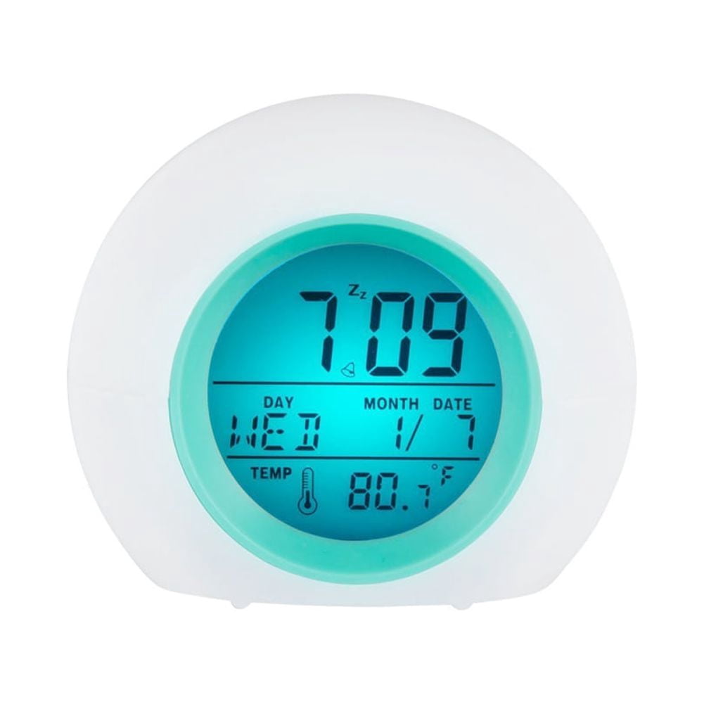 Kids Alarm Clock OK to Wake Alarm Clocks for Kids Toddlers Night Light Clock for Bedrooms with Children's Sleep Trainer Cute Clock Birthday Gift for Teen Boys — image 3