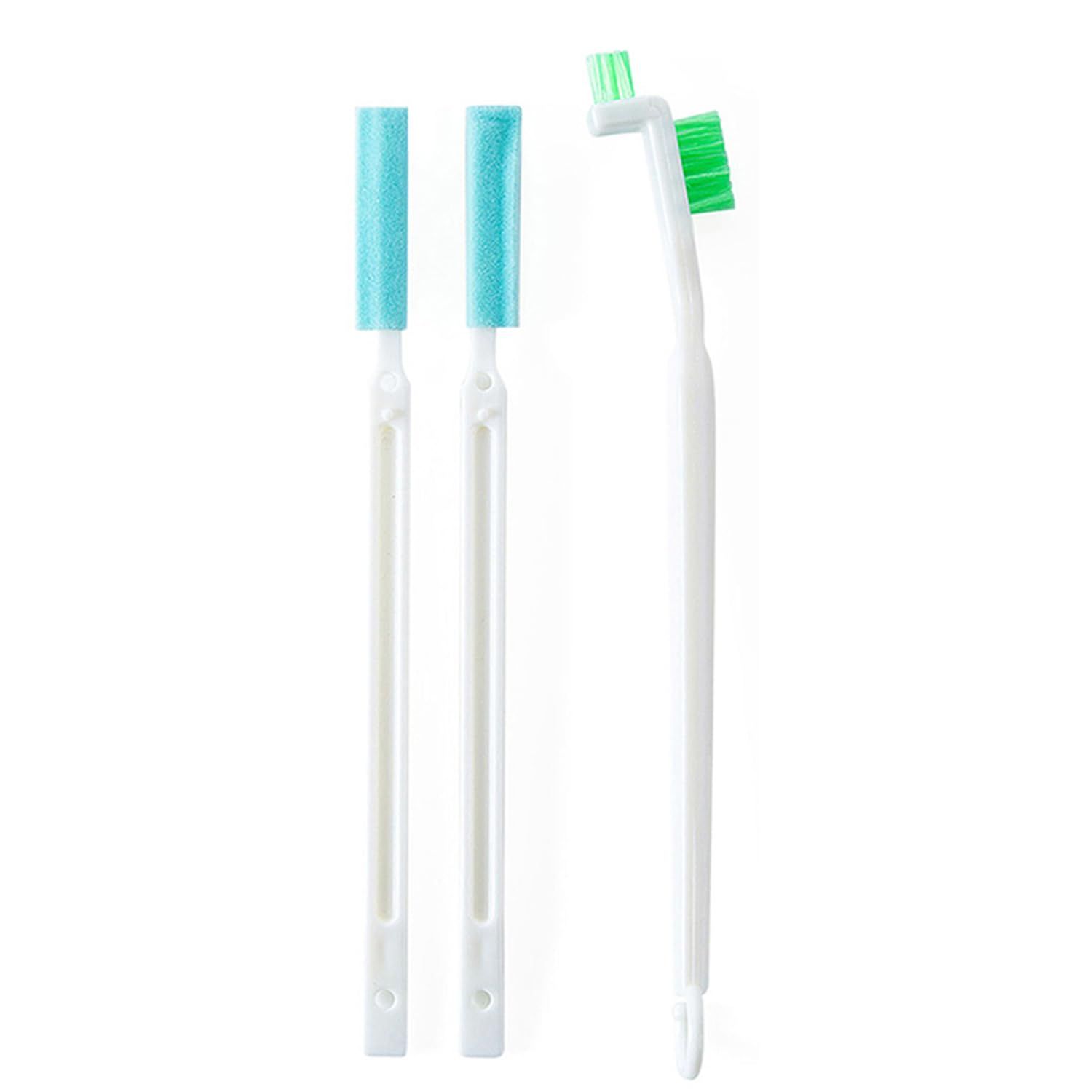 Mini Bottle Brushes for Cleaning with Little Flat Detail Scrubbers, Tiny Split Crevice Crack Cleaner for Small Groove