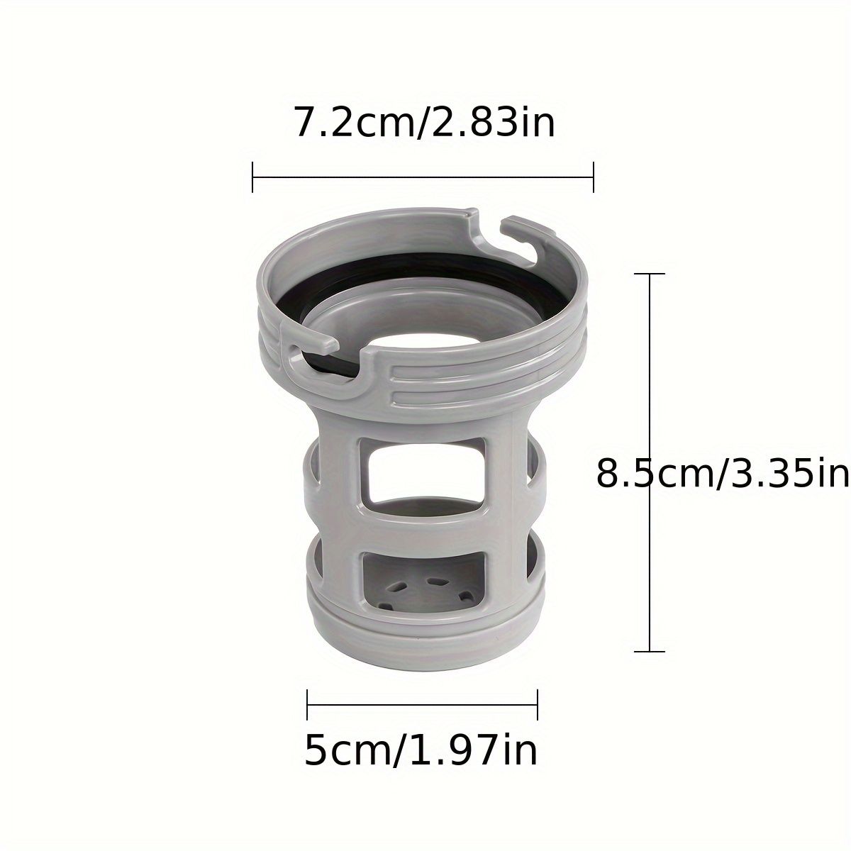 Accessories for Mspa Hot Tubs, Compatible with All MSpa Models from 2020, Includes Screw-in Base Adaptor + Screen Filter + Pool Filter, 2 Sets โ image 3