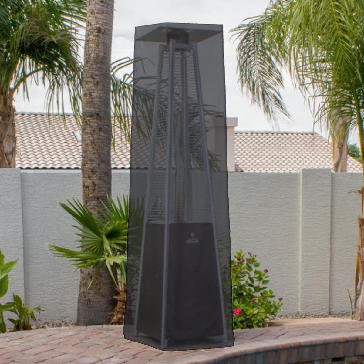 Patio Heater Cover - Heavy-Duty Waterproof Porch Cover - Patio Heater Cover - Pyramid Style Heated Umbrella Cover - Dust Cover for Outdoor Use - Heater Cover — image 3