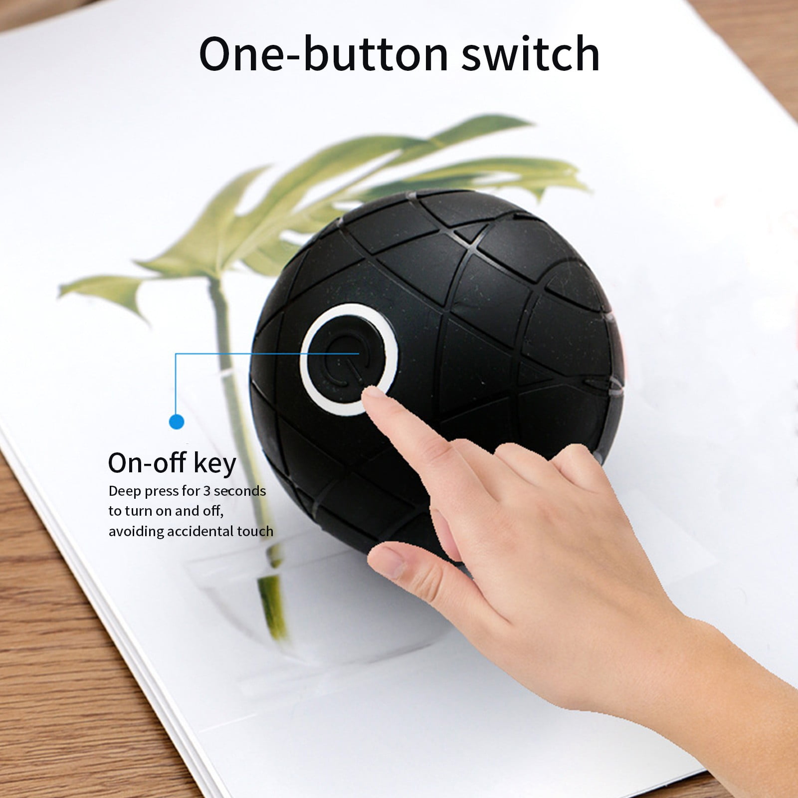 USB Rechargeable Vibration Massage Ball, 3 Vibration Modes, Fitness Yoga Fascia Ball for Muscle Recovery โ image 5