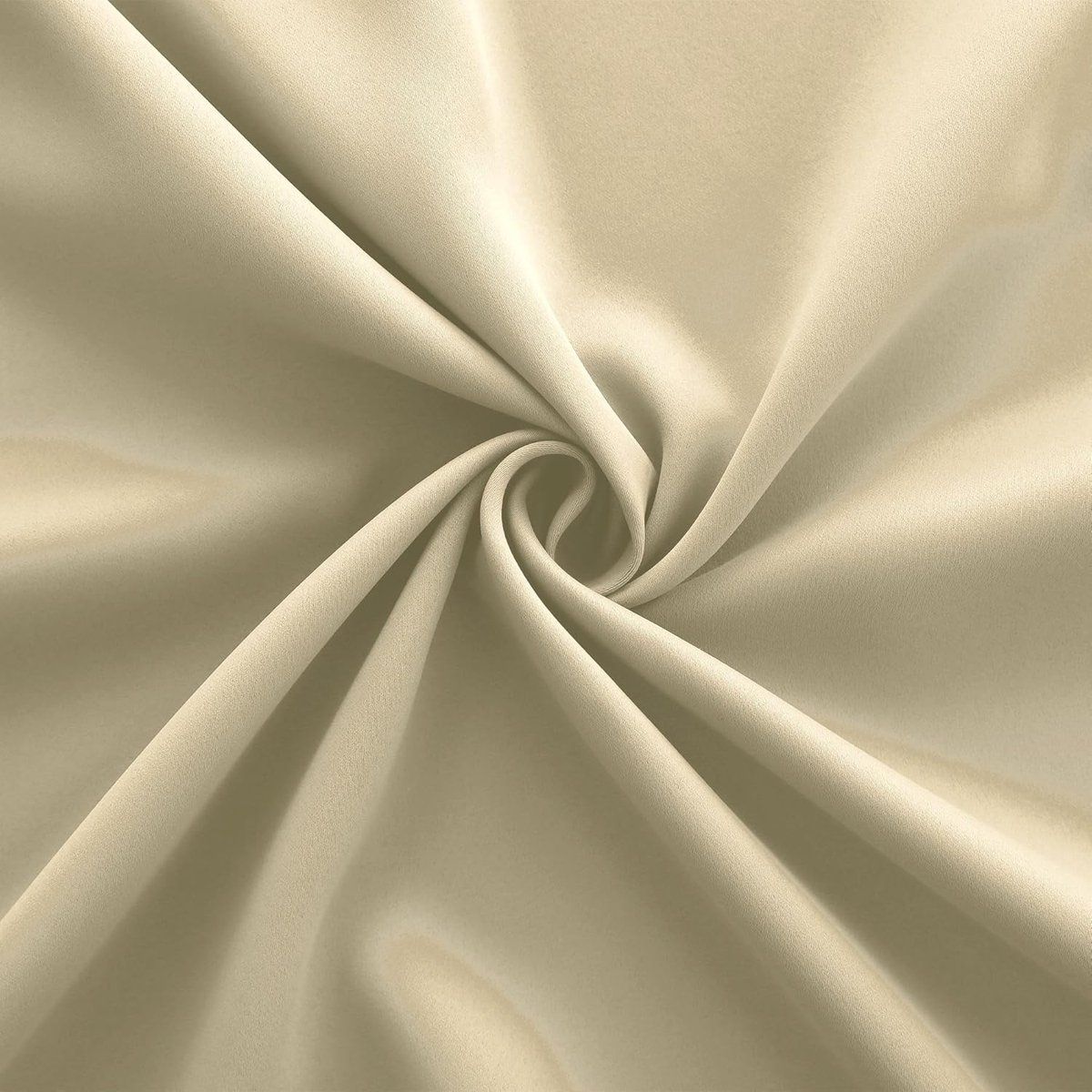 1 Panel Beige Blackout Curtain Panel With Grommets, Thermal Insulating Microfiber Drapes For Bedroom And Office, 100 × 250 cm — image 5
