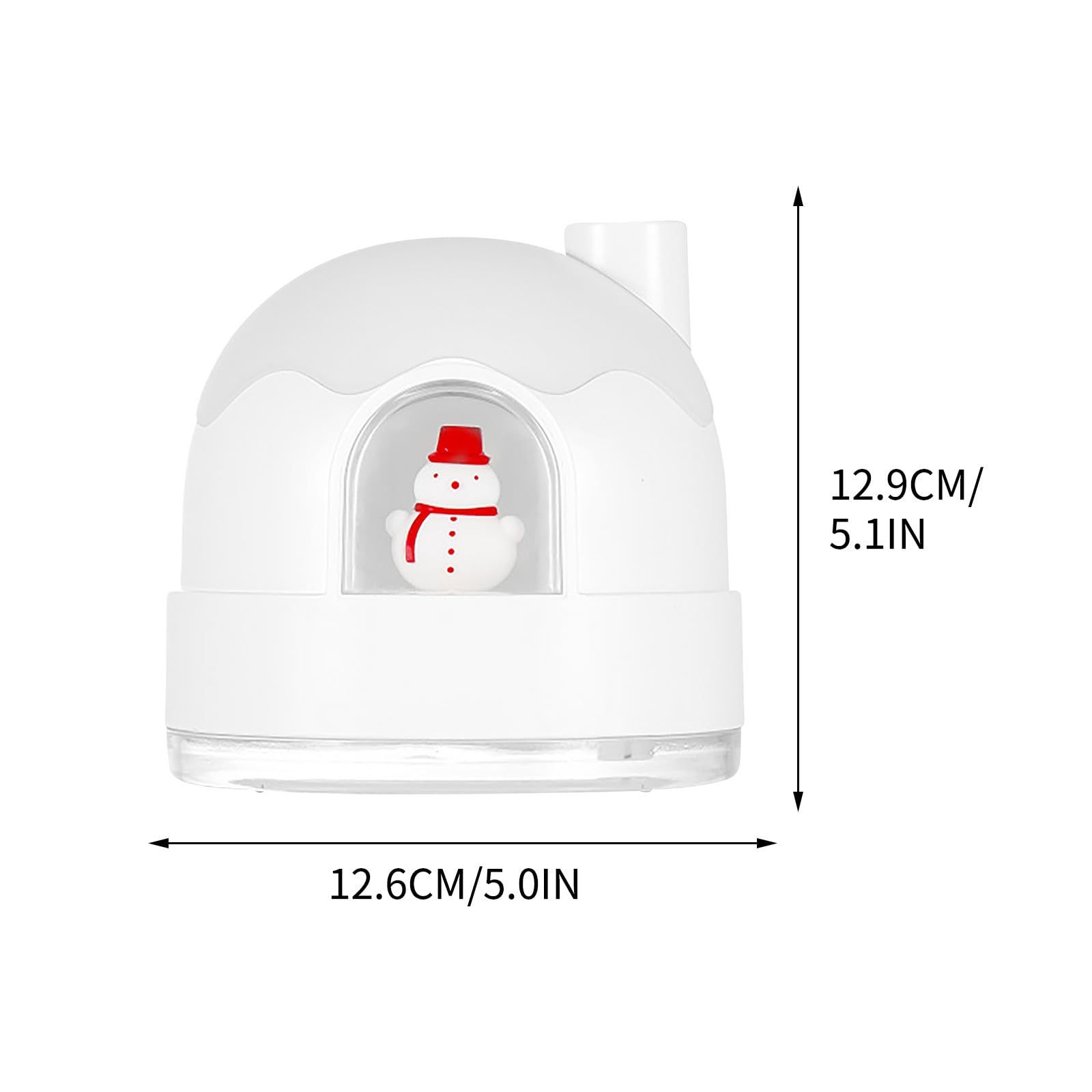 Rechargeable Mini Humidifier, Dual-Purpose Humidifier & Night Light, New Snow House Night Light Humidifier — image 5