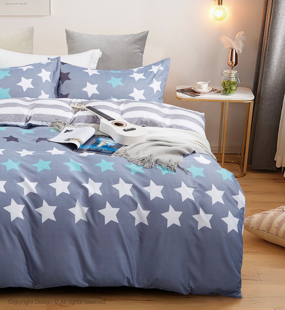 Stars King Size Quilt/Duvet Cover Set โ image 2