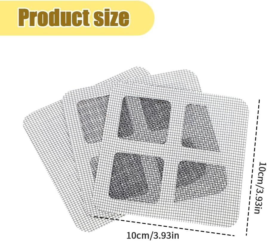 Disposable Shower Drain Hair Catcher, Disposable Hair Drain Stickers Drain Mesh Cover Bathroom Shower Drain Protector for Bathroom Laundry Kitchen Sink for — image 2