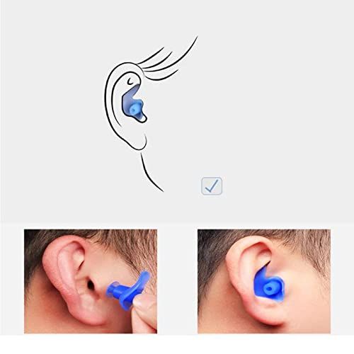 3pc Ear Plugs,Ear Protection, Soft Silicone Earplugs Diving Anti-Noise Swim Accessories Ear Plugs for Diving Sports Women Man — image 4