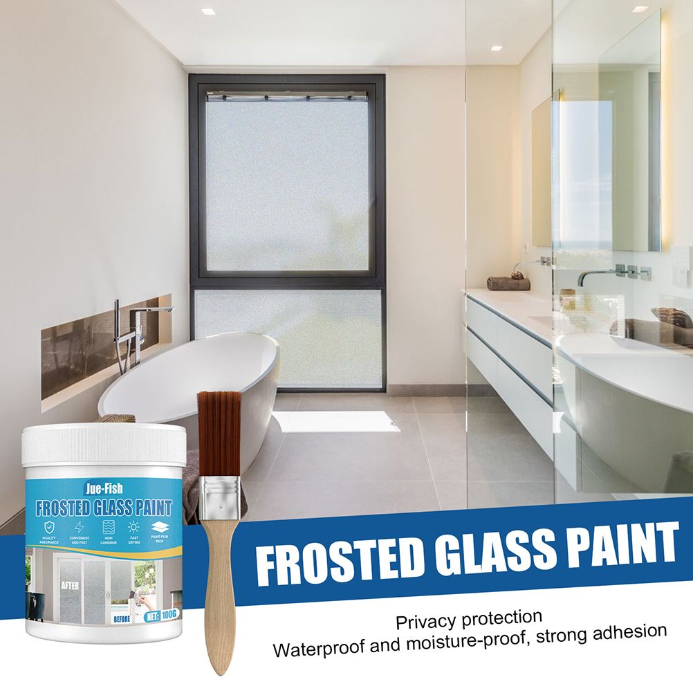 100ml Frosted Glass Spray Paint for Home Office Bathroom Indoor Outdoor Use — image 3