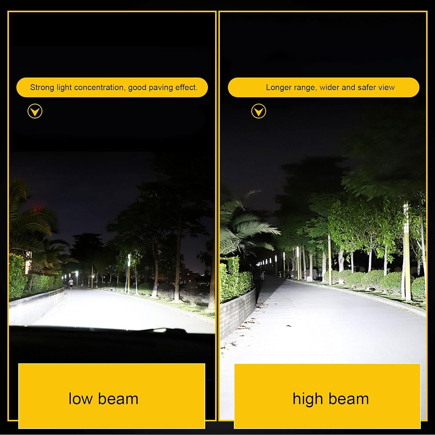 Long Lasting Premium Compatible ST H4 LED Bulb 12V Motorcycle Car Headlight 12W COB LED Lamp High Low Beam, Perfect Fit โ image 4