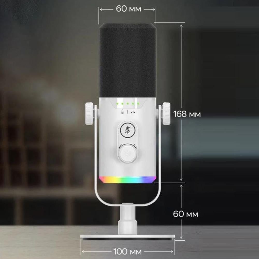 RGB Dynamic Gaming Microphone XLR/USB Interface for PC Streaming Podcast Recording Style 1 — image 6