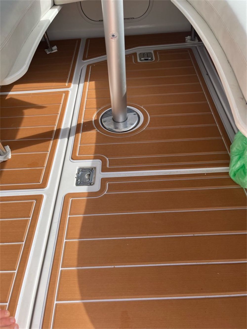 2000 Four Winns 298 Vista Swim Platform Cockpit Boat EVA Foam Teak Deck Floor SeaDek MarineMat Gatorstep Style Self Adhesive — image 6