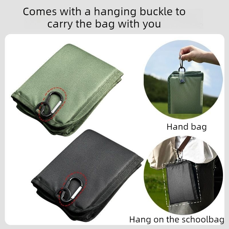 Portable Folding Outdoor Seat Cushion, Portable Insulated Seat Cushion for Camping, Picnics, and Hiking - Green — image 2
