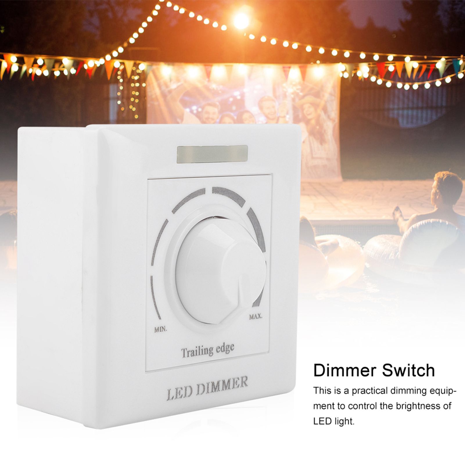LED Light Adjustable Dimmer Switch Brightness Control IR Remote Controller 200W(220V) — image 4
