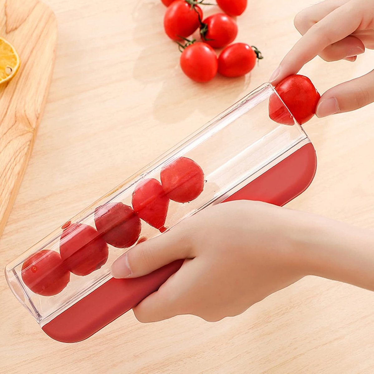 2-Piece Slicer - Tomato Slicer - Fruit Slicer - Grape Cutter - Strawberry Slicer - Salad Slicer - Multifunctional Slicer - Kitchen Utensil - Kitchen Tool — image 4