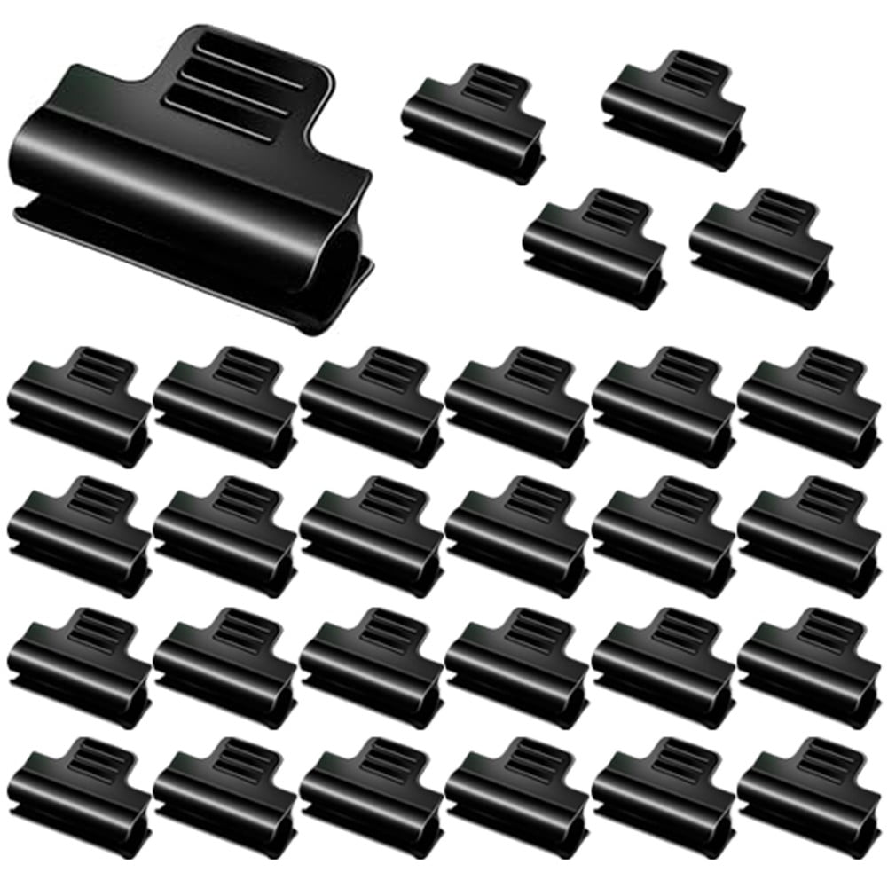 30pcs Greenhouse Pipe Clamps Garden Hoop Raised Bed Plant Clip Row Cover Support Smile Home — image 5