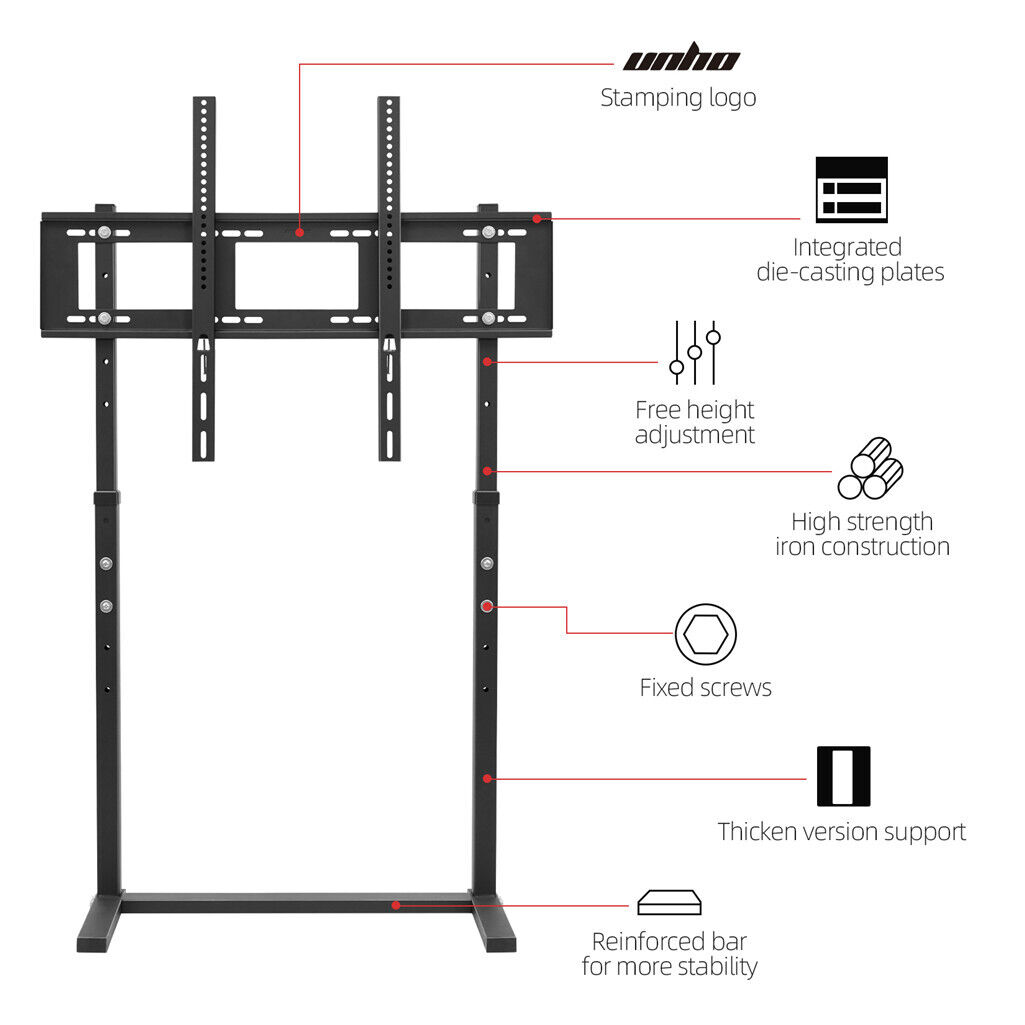 TV Stand Base Mount Bracket Swivel for 32-100 LED LCD โ image 4