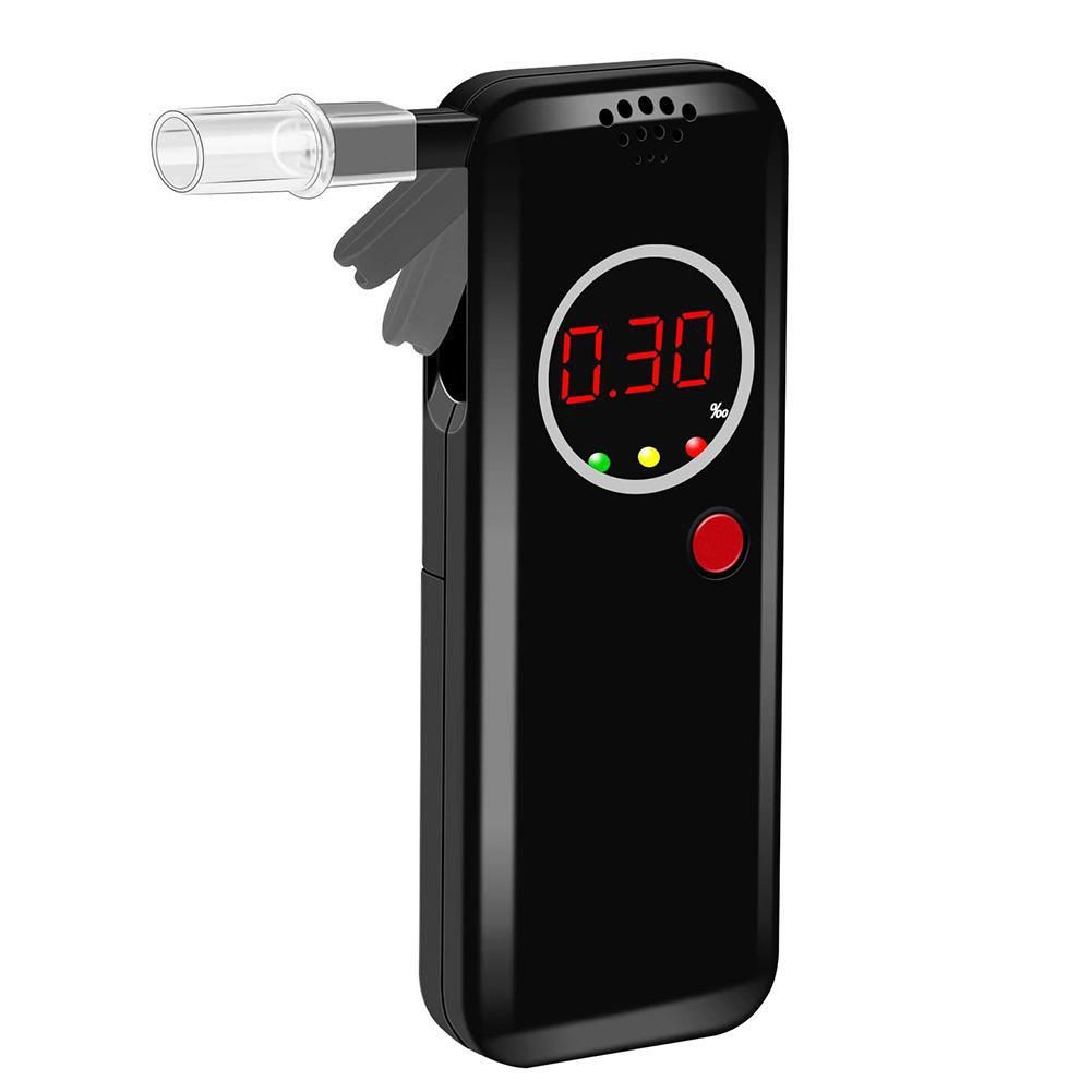 Car Professional Alcohol Breath Tester Breathalyzer Analyzer Detector Test Breathalizer Breathalyser Device with Digital LCD