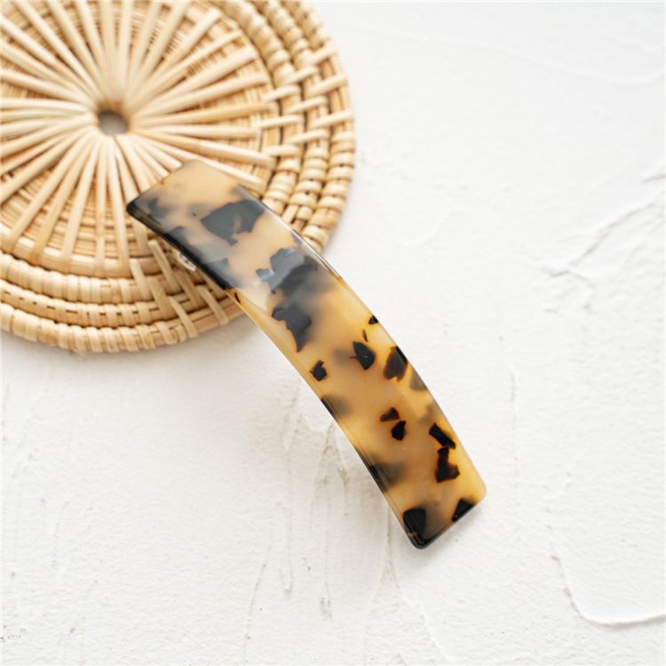 6 Pcs Tortoise Shell Hair Barrettes, Stocking Stuffers for Women Acetate French Design Hair Clips for Girls Mom โ image 4