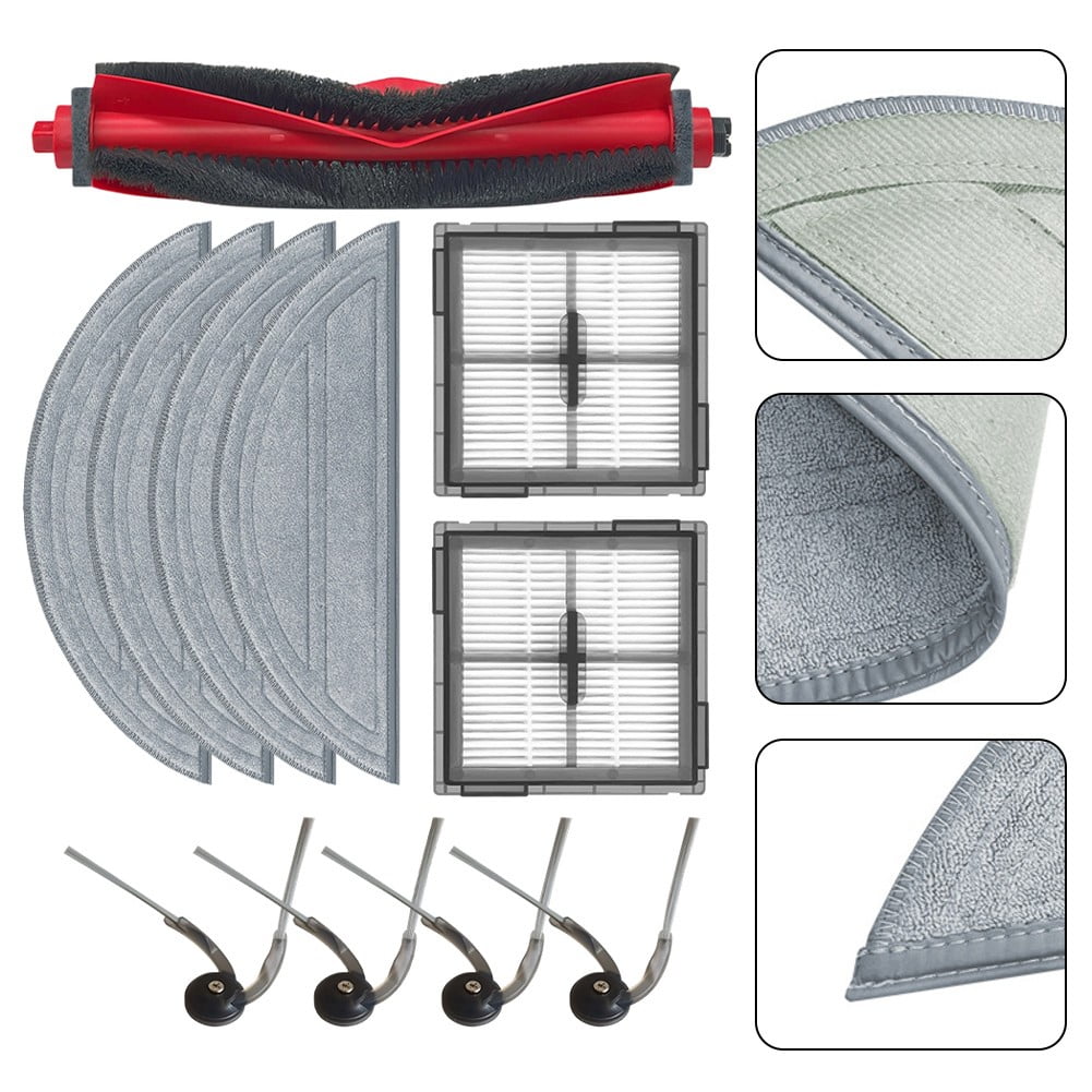 Main Side Brush Filter Mop Cloth Kit For Roborock Q10 S5, Q10 S5+, Q10 VF, Q10 VF+, Q10V, Q10V+ Vacuum Cleaner Tools Spare Parts — image 4