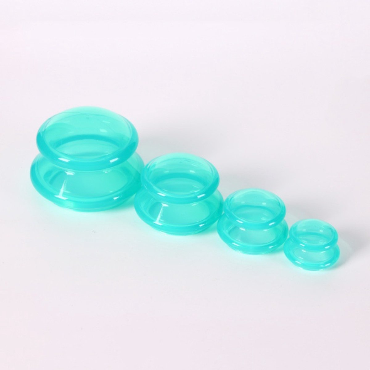 4 pieces silicone cups - Cupping Set - Cellulite Cups - Cupping For Cellulite - vacuum cup - For reducing cellulite anti-aging relieves pain and joints for