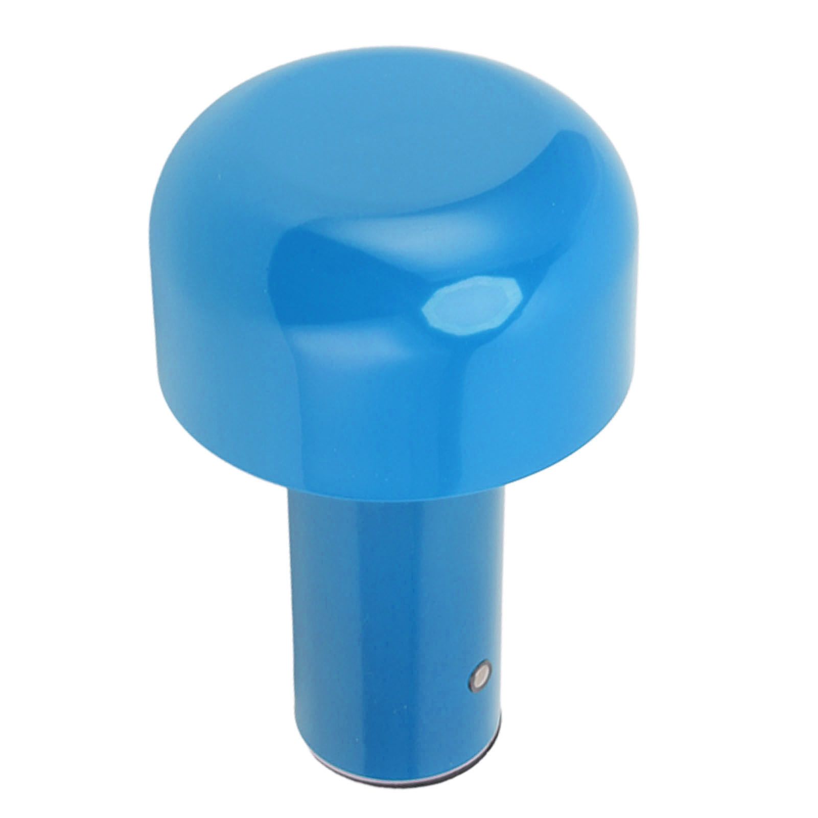 LED Desk Lamp Mushroom Design USB Charging 3 Color Temperature Touch Table Light for Restaurant Study Blue — image 3
