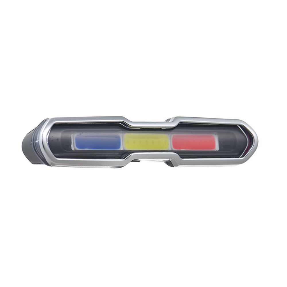 USB Rechargeable Tail Light, LED Night Cycling Bike Warning Rear Tail Light for Cycling Safety(Red & Blue & White) โ image 5