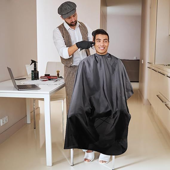 Hair cutting Capes,Salon Barber Capes with Snap Closure for Hair Stylist, Water-resistant & Antistatic โ image 4