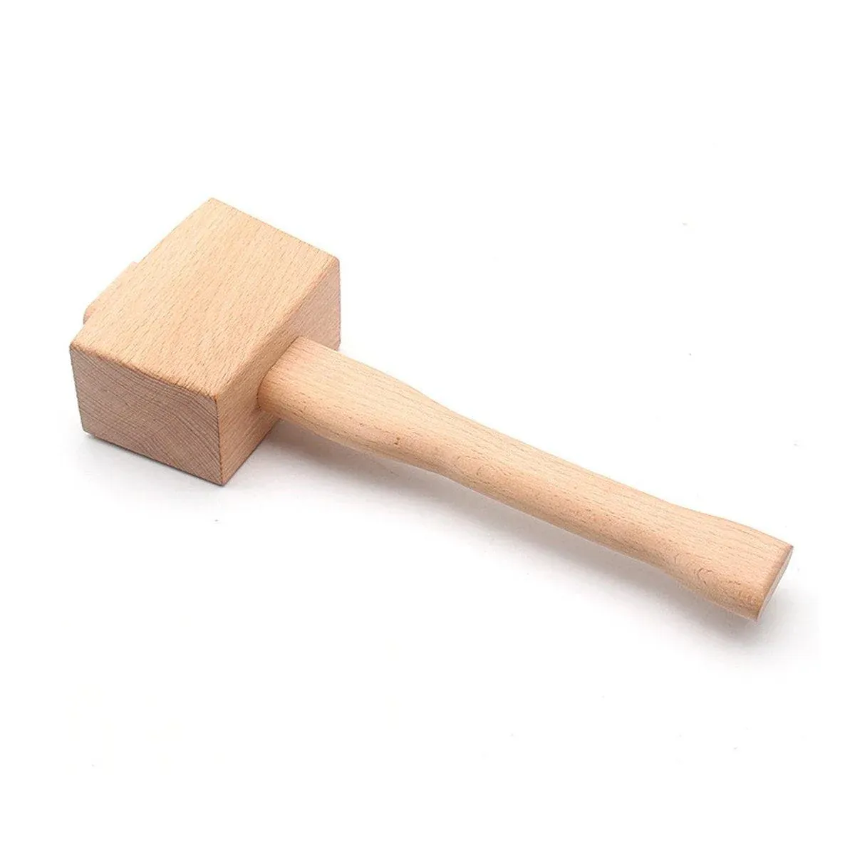 DIY Leather Craft Tools Square Solid Wood Hammer Mallet for Leatherworking — image 2