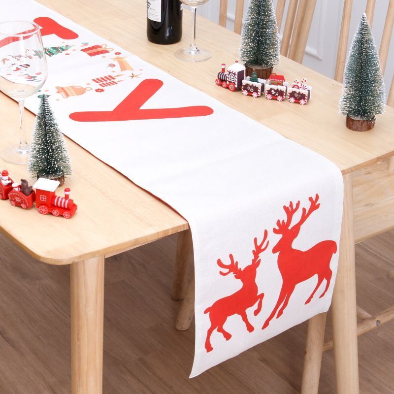 2Pcs Christmas Printed Table Runner 001 — image 5