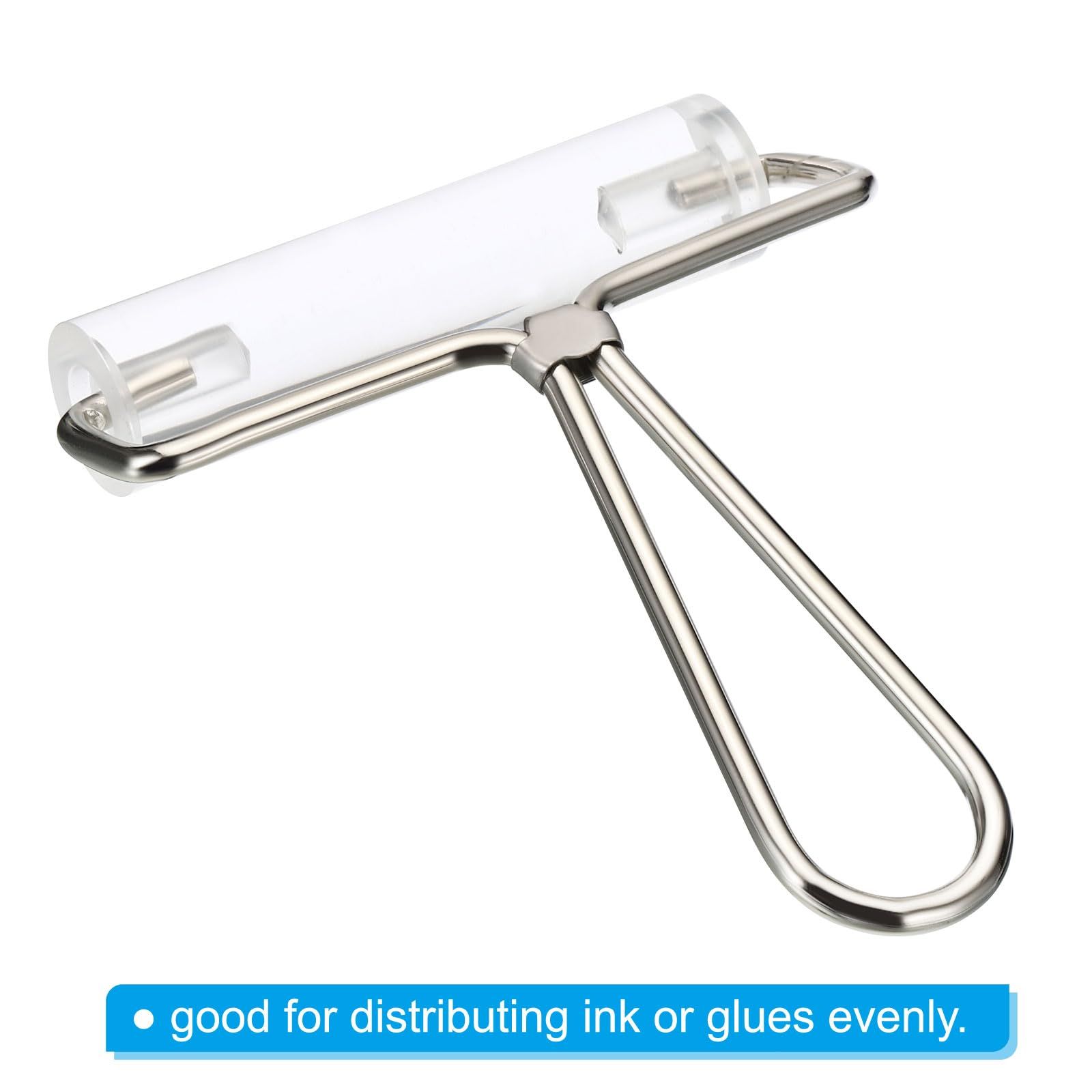 Acrylic Roller Brayer, Clay Rolling Pin Tools with Steel Handle for Wallpaper Printing Printmaking Ink Stamping Tape Construction โ image 5