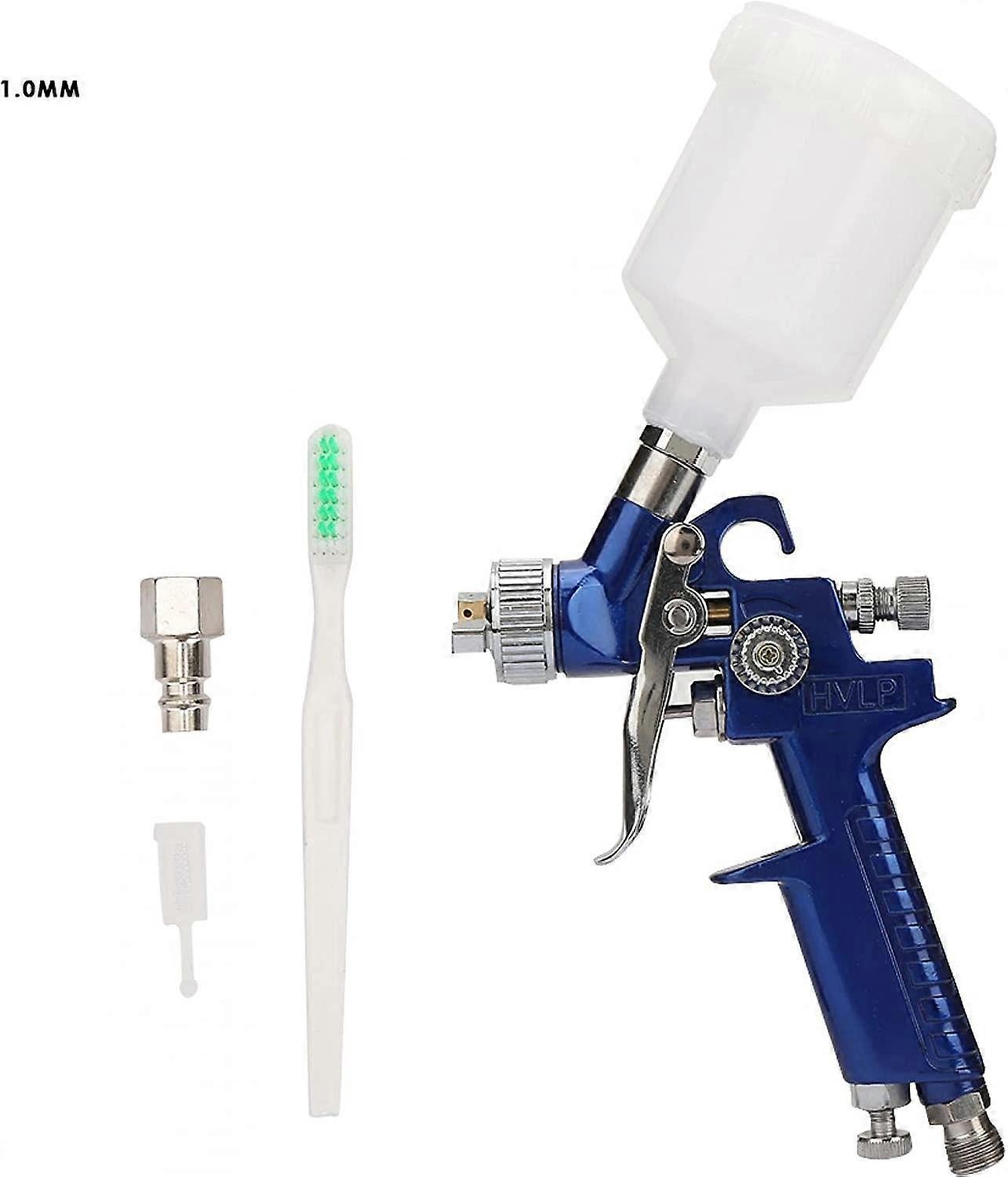 Multi-purpose Airbrush Set Car Spray Gun Oil Painting Pneumatic Gravity Airbrush European Type Connector(1.0mm) โ image 5