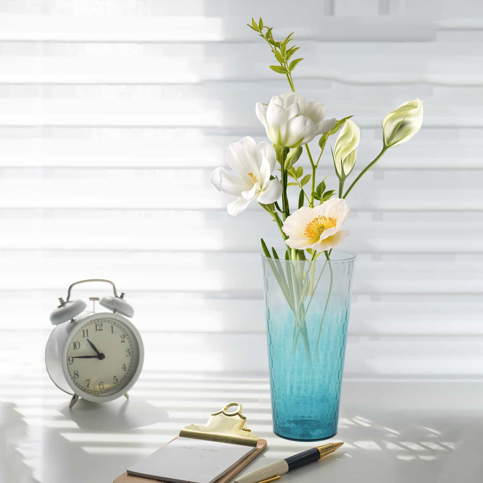 Two-Tone High-Transparency Glass Vase - Multi-Color Flower Bucket for Living Room Decor, Floral Arrangements & Plant Cultivation (Serviceable Home Decoration โ image 6
