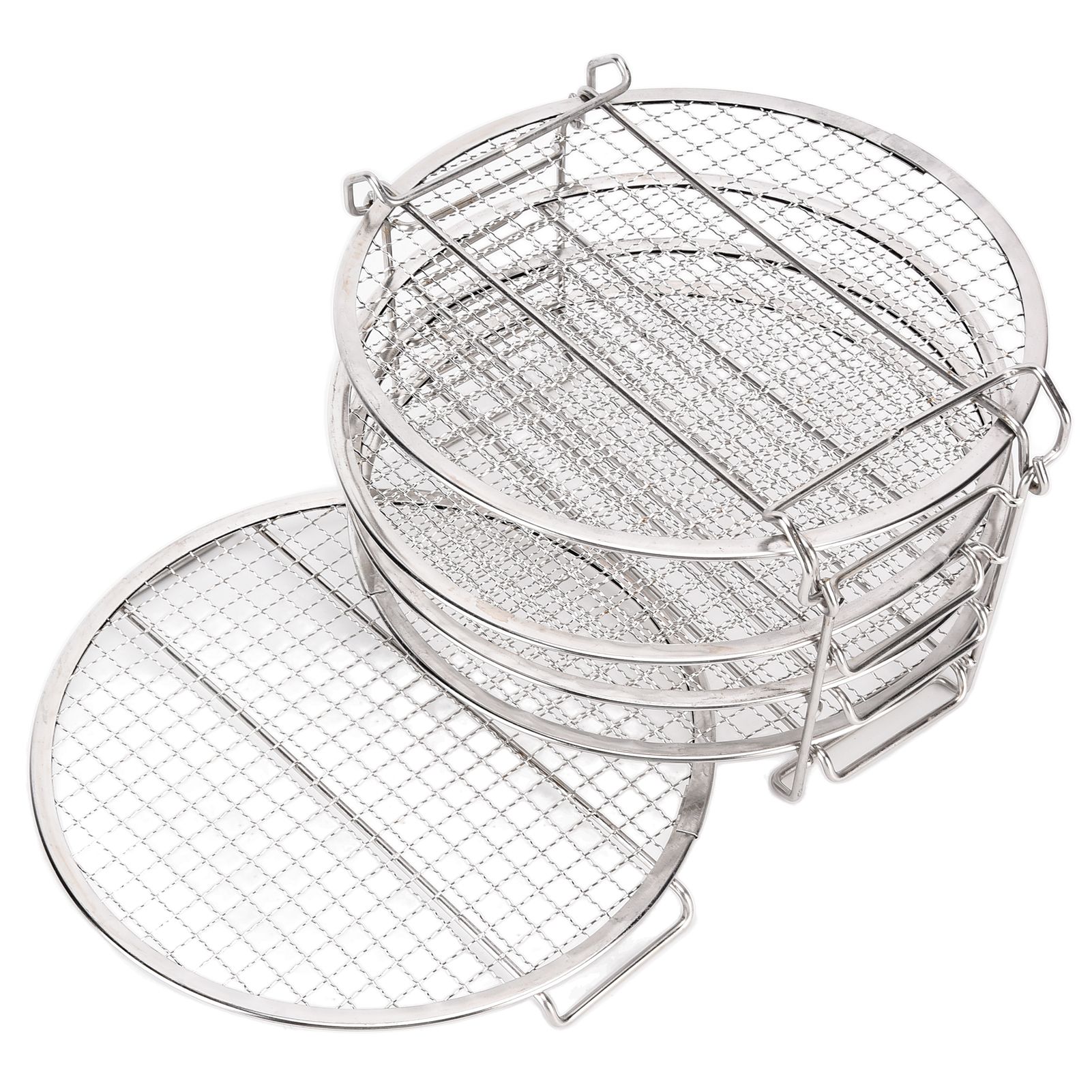 Stackable Dehydrator Rack Stainless Steel Drying Rack with Anti Scalding Gloves Fit for Ninja Foodi Fryer โ image 5