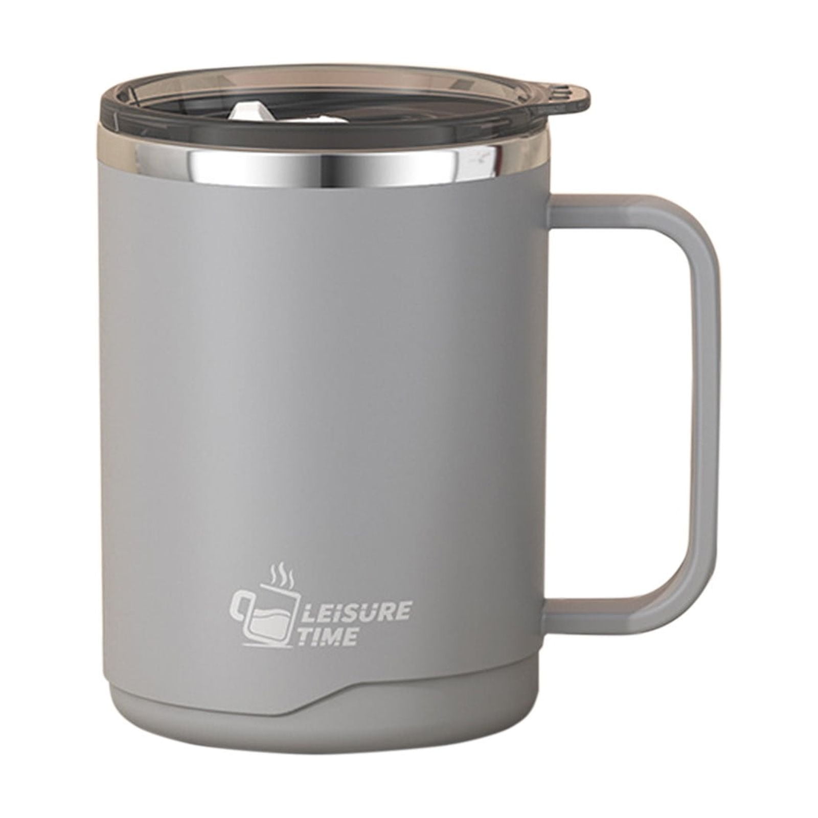 Insulated Coffee Mug with Handle & Lid - 17oz Stainless Steel Travel Tumbler, Double Wall Vacuum (Black) by 02_【Limited Time Offer】 Upgraded Double-Wall — image 3