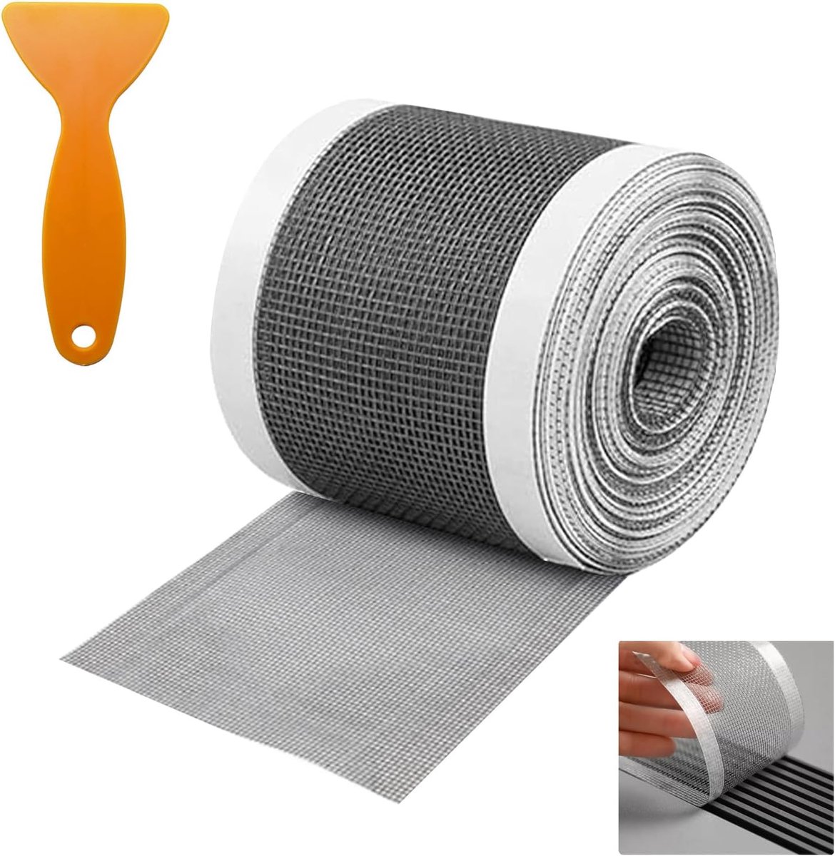 12cm*4m - Floor drain stickers - Hair catcher stickers - Shower filter - Self-adhesive filter - Drainage filter stickers - Anti-blocking mesh stickers - with