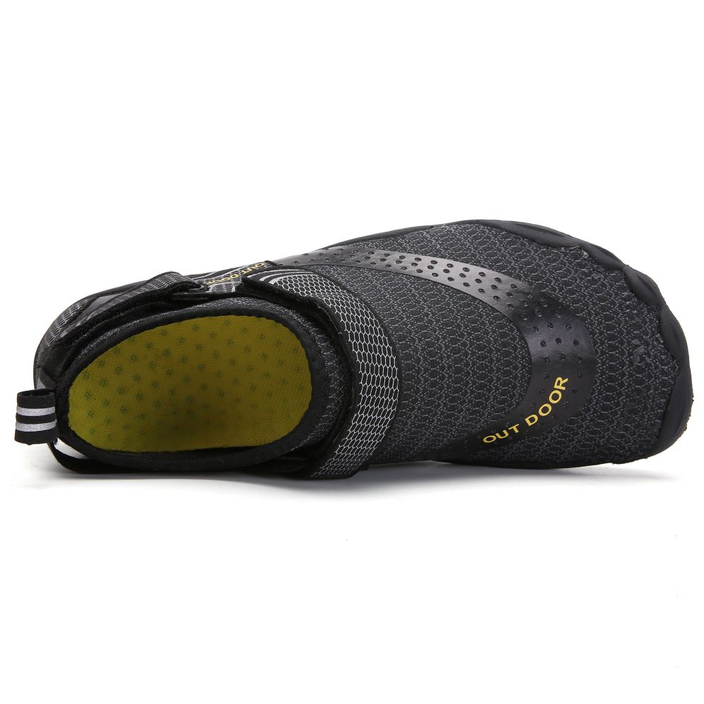 Men Women Water Shoes Barefoot Quick Dry Aqua Sports Shoes - Black Size EU43 = US8.5 — image 4