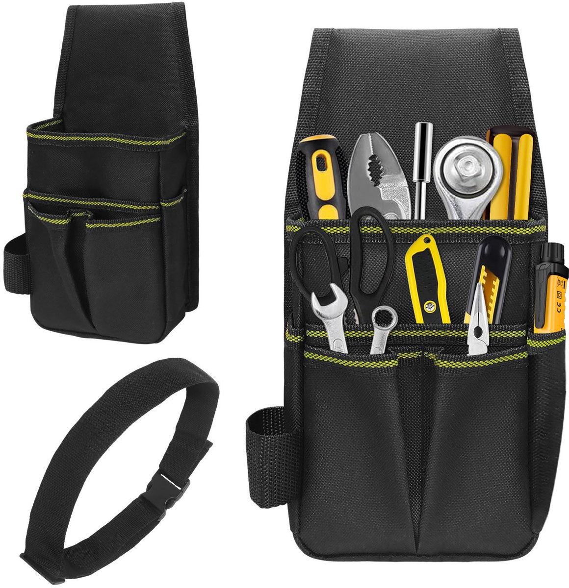 Tool Bag - Hardware Storage Bag - Waist Bag - Small Oxford Canvas Tool Bag - with Adjustable Nylon Waist Strap, Carpenters, and Repai โ image 5