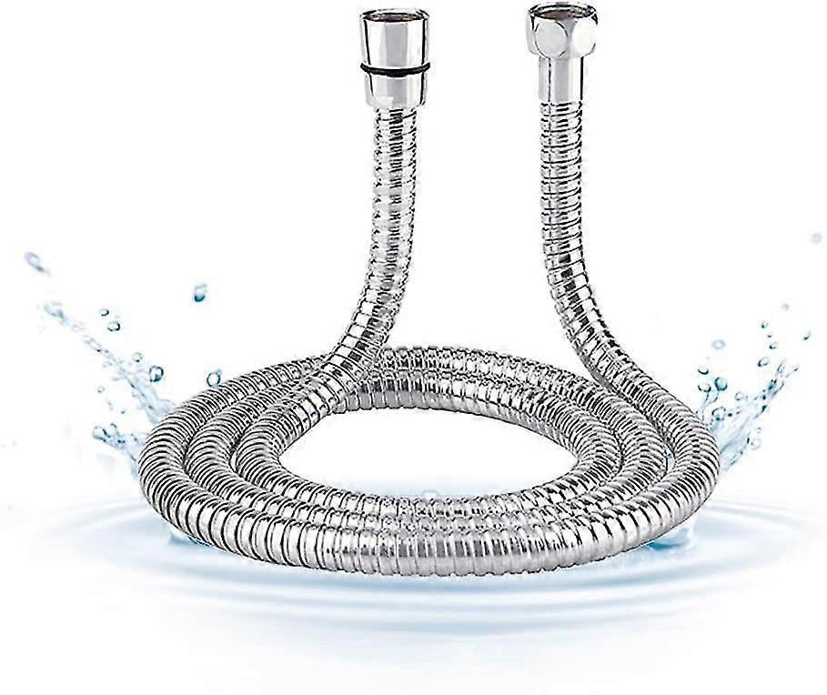 200cm Stainless Steel Shower Hose, Metal Universal Replacement Shower Hose