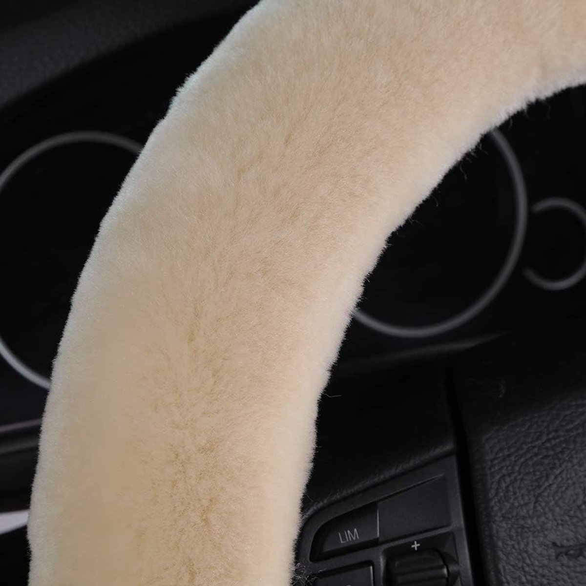 Plush Steering Wheel Cover - Car Steering Wheel Cover Plush - Car Steering Wheel Cover Set - Winter Steering Wheel Cover - Extra Soft Plush - Universal - car — image 2