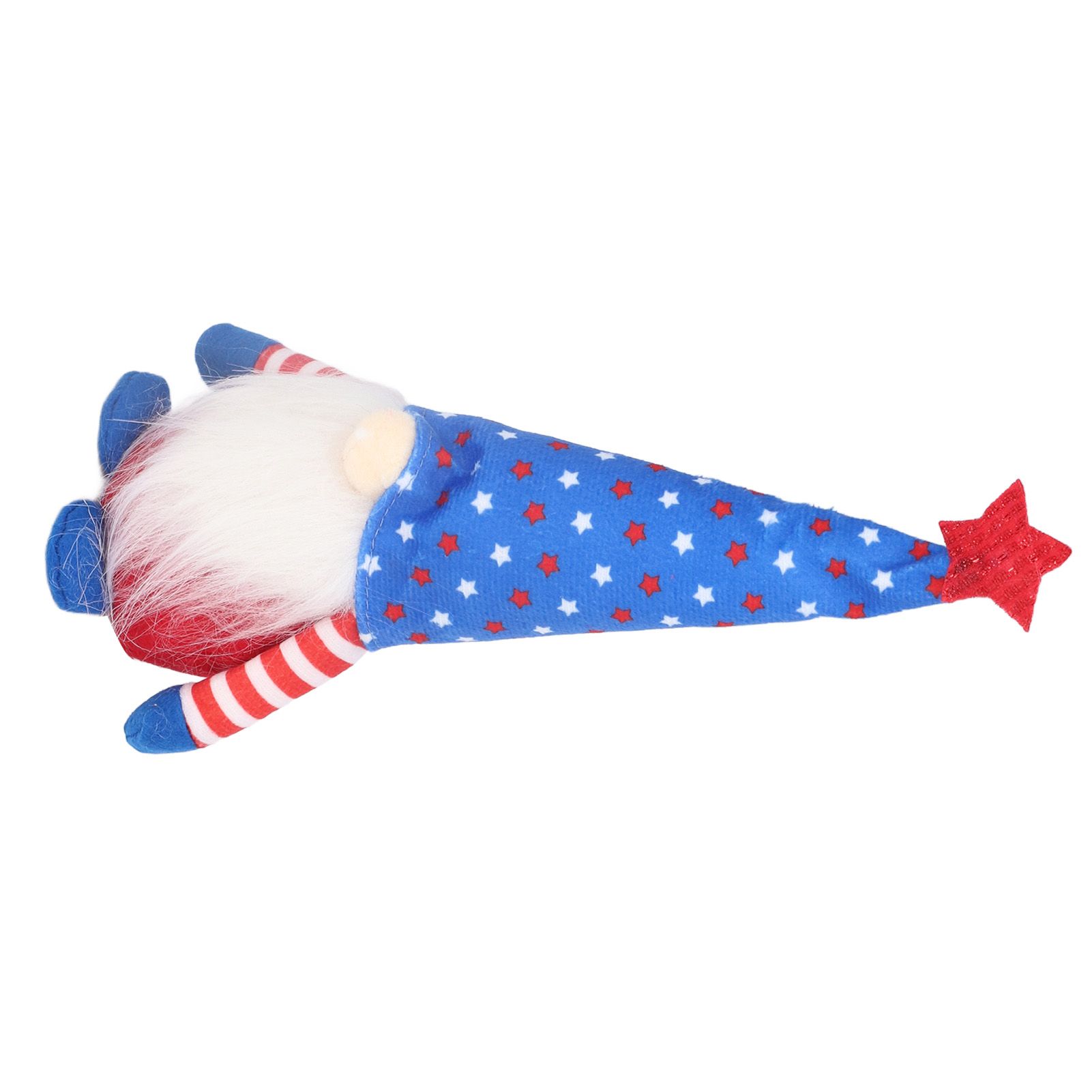 Independence Day Gnome Cute Handcrafted Beautiful Meaning Gnome Plush Decoration for Office Living Room Blue Star โ image 6