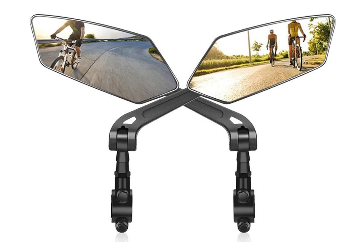 Mountain Bike Rearview Mirror Adjustable Rotatable Handlebar Bicycle Mirror โ image 2