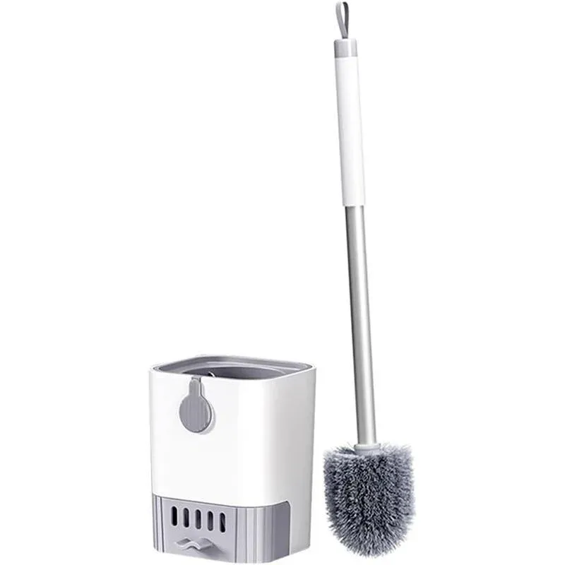 Toilet Cleaning Brush Wall Mounted Holder Bathroom Household Cleaner Tool โ image 2