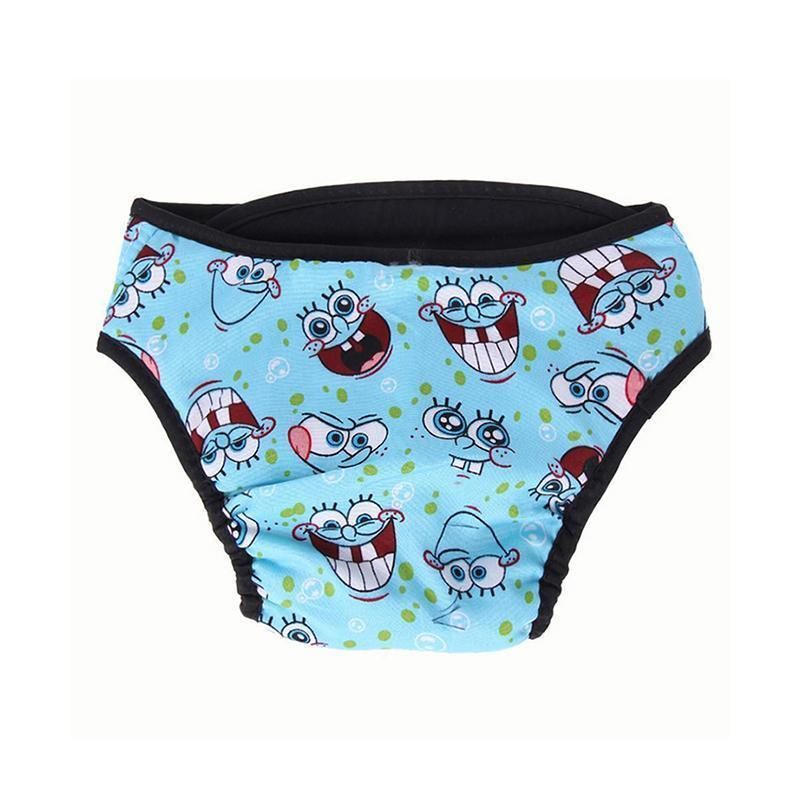 Washable Female Pet Dog Cat Nappy Diaper Physiological Pants Panties Underwear Blue - M โ image 3