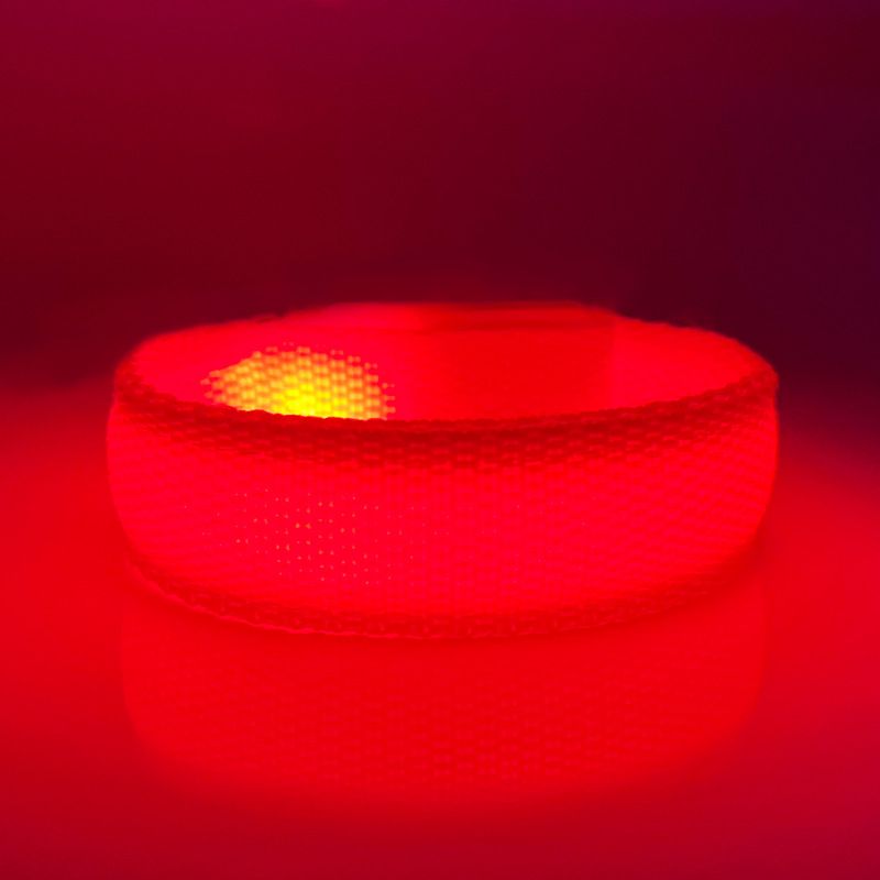 Fashion&cool LED Slap Band,Glow in The Dark Adjustable Bracelets for Men&Women,Night Safety Lights for Running(5pcs) — image 3