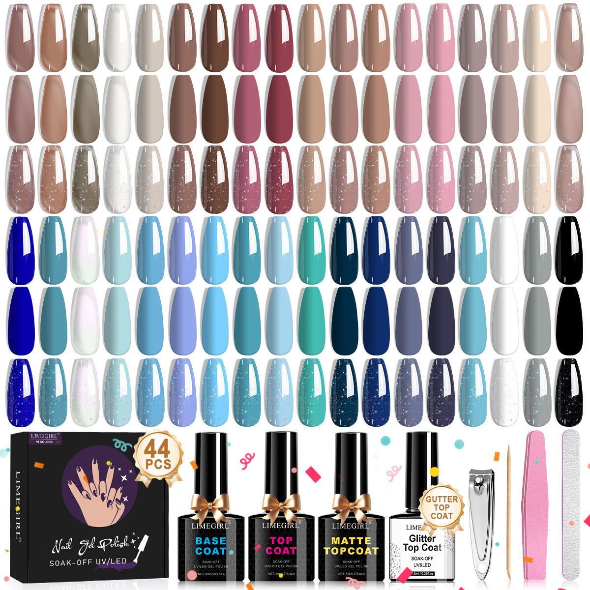 Nail Art Kit Gel Lamp Nail Grinder Nail Polishes Nail Art Tools Nail - Multi - Size CN164-1 — image 4